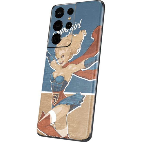 DC Comics Bombshells Supergirl Galaxy S21 Ultra 5G Skin